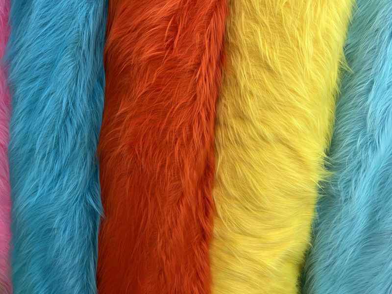 Artificial fur, plush fabric, counter display, clothing performance, decoration, toys, accessories, plush fabric, long plush fabric pic 4