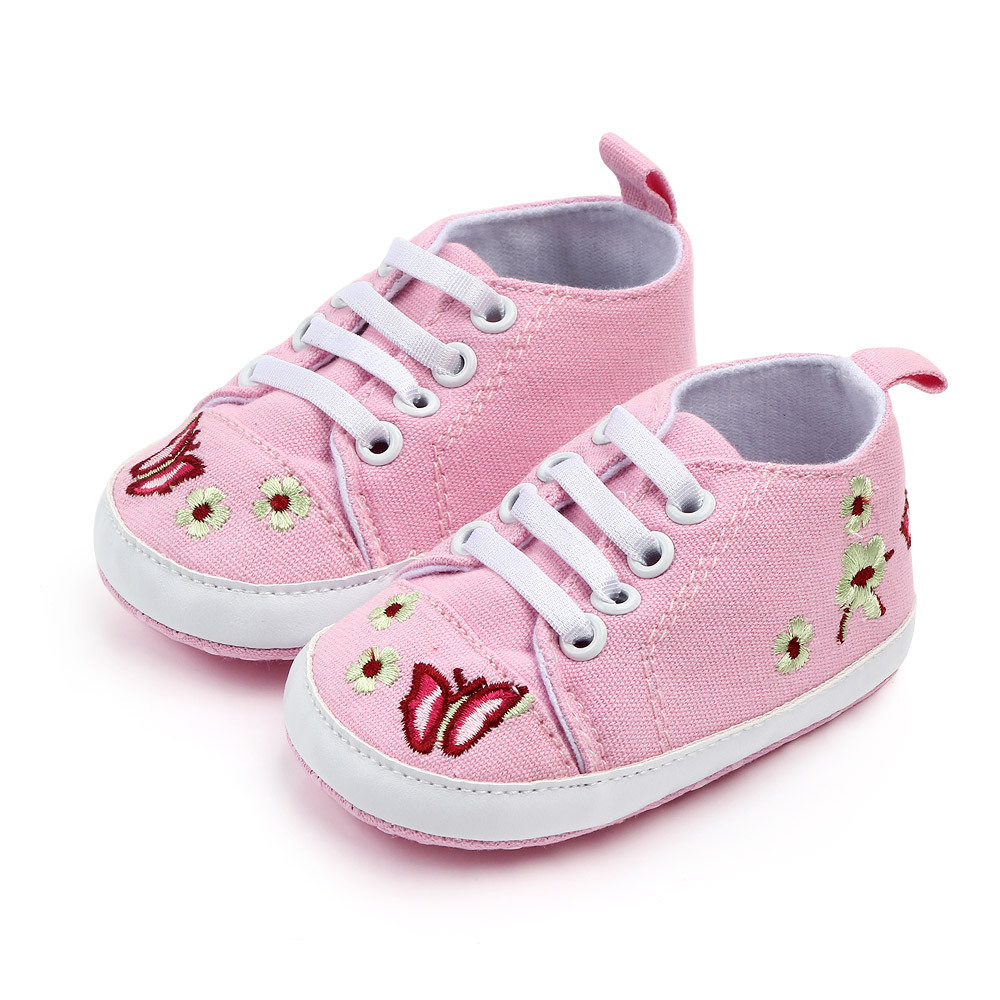 baby shoes Baby shoes Embroidered 0-1 year old baby soft-soled walking shoes Early education shoes 2228 pic 3