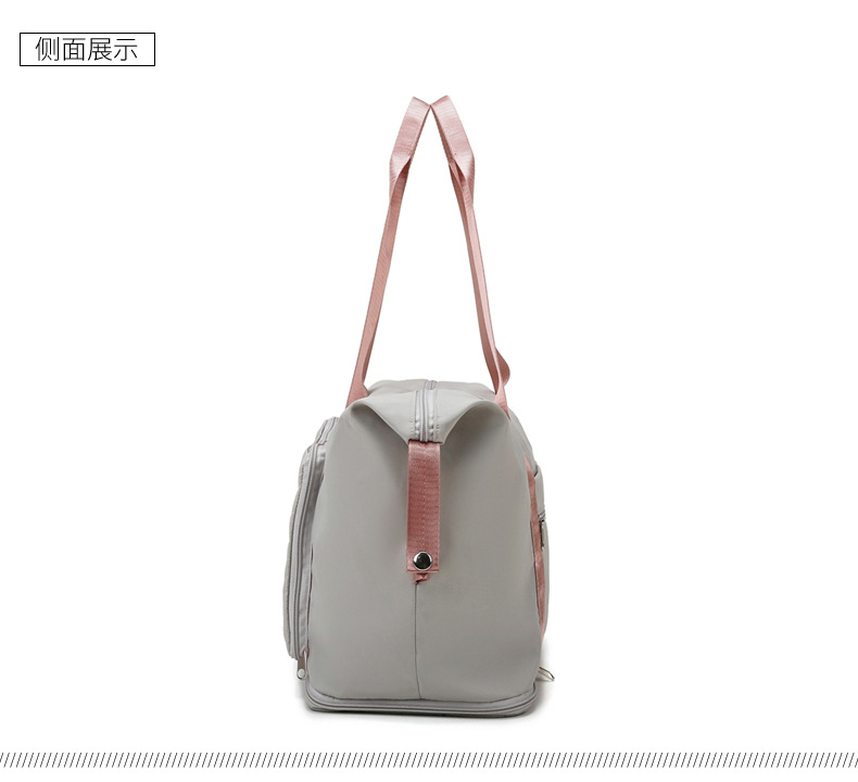Wholesale dry and wet separation sports hand-held shoulder bags, yoga and fitness bags, folding and storage large-capacity travel bags, LOGO pic 49