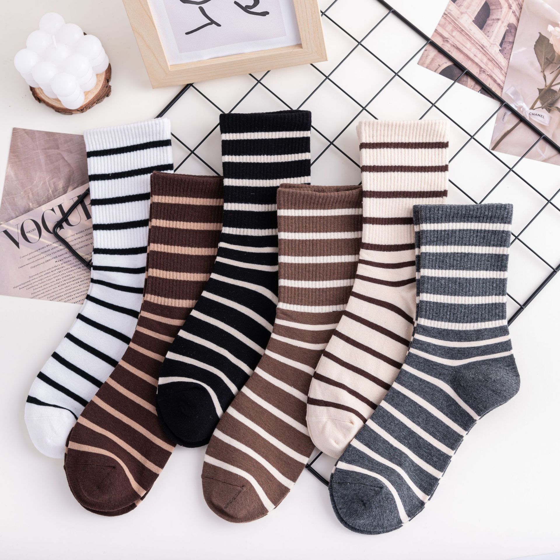 Funny and trendy drink socks for men and women, long socks for Internet celebrities, Japanese school style sports outerwear, mid-calf socks, one-piece consignment pic 18