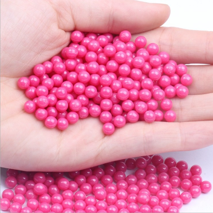The manufacturer sells candy bead-shaped small acrylic beads, round beads without holes, and benzene-transparent solid color beads as DIY jewelry accessories pic 12