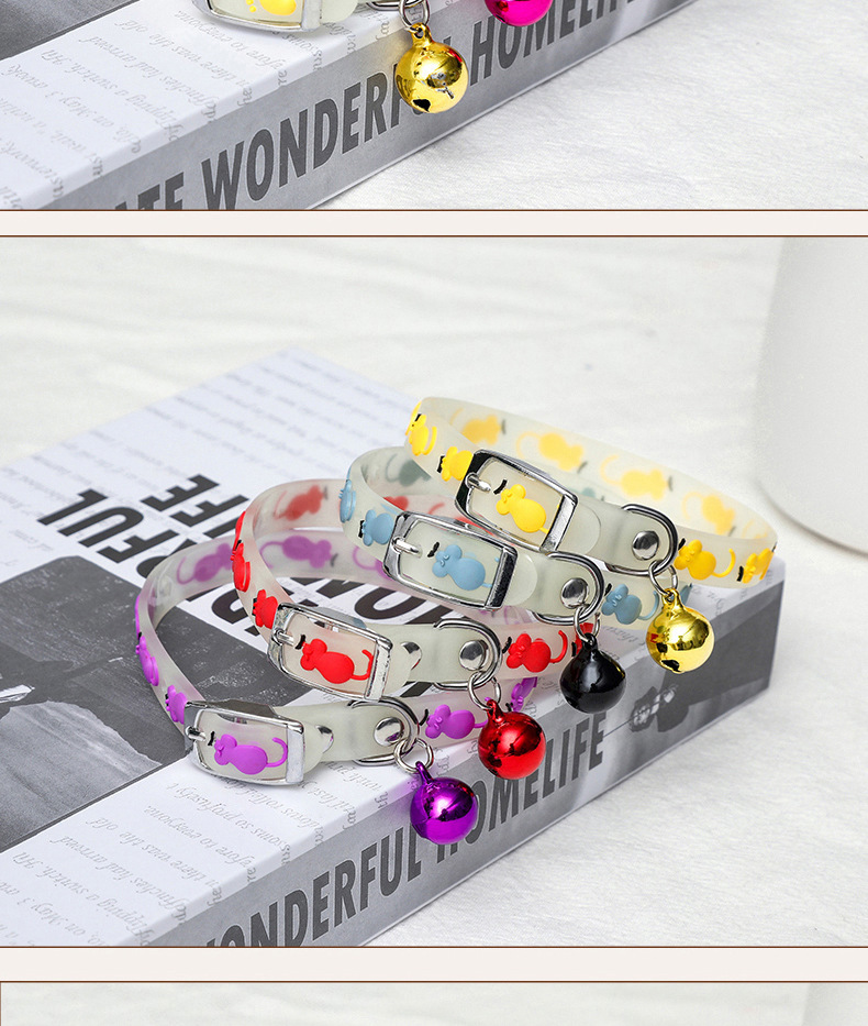 The manufacturer has a new type of fluorescent silicone collar in stock. It is a luminous collar for cats and dogs to prevent loss during night outings. It is available for self-pickup only pic 13