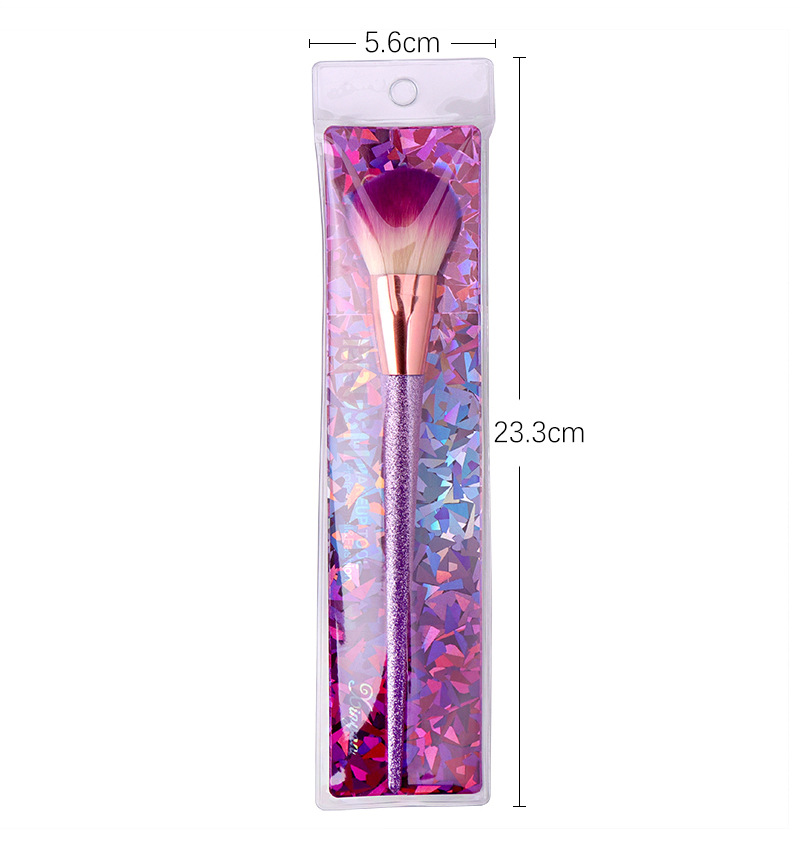 Single set of dazzling matte makeup brush, Starry powder blush brush, Amazon AliExpress cross-border trade stock shanilak pic 9