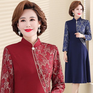 妈妈装时尚连帽外套秋装新款中老年女装夹克衫中年妇女长袖上衣潮详情9