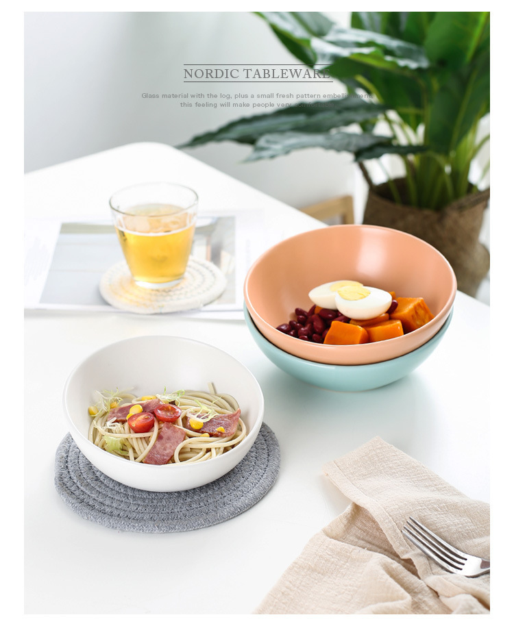 Nordic creative household ceramic tableware with metal racks, pet ceramic bowls, pet feeders pic 9