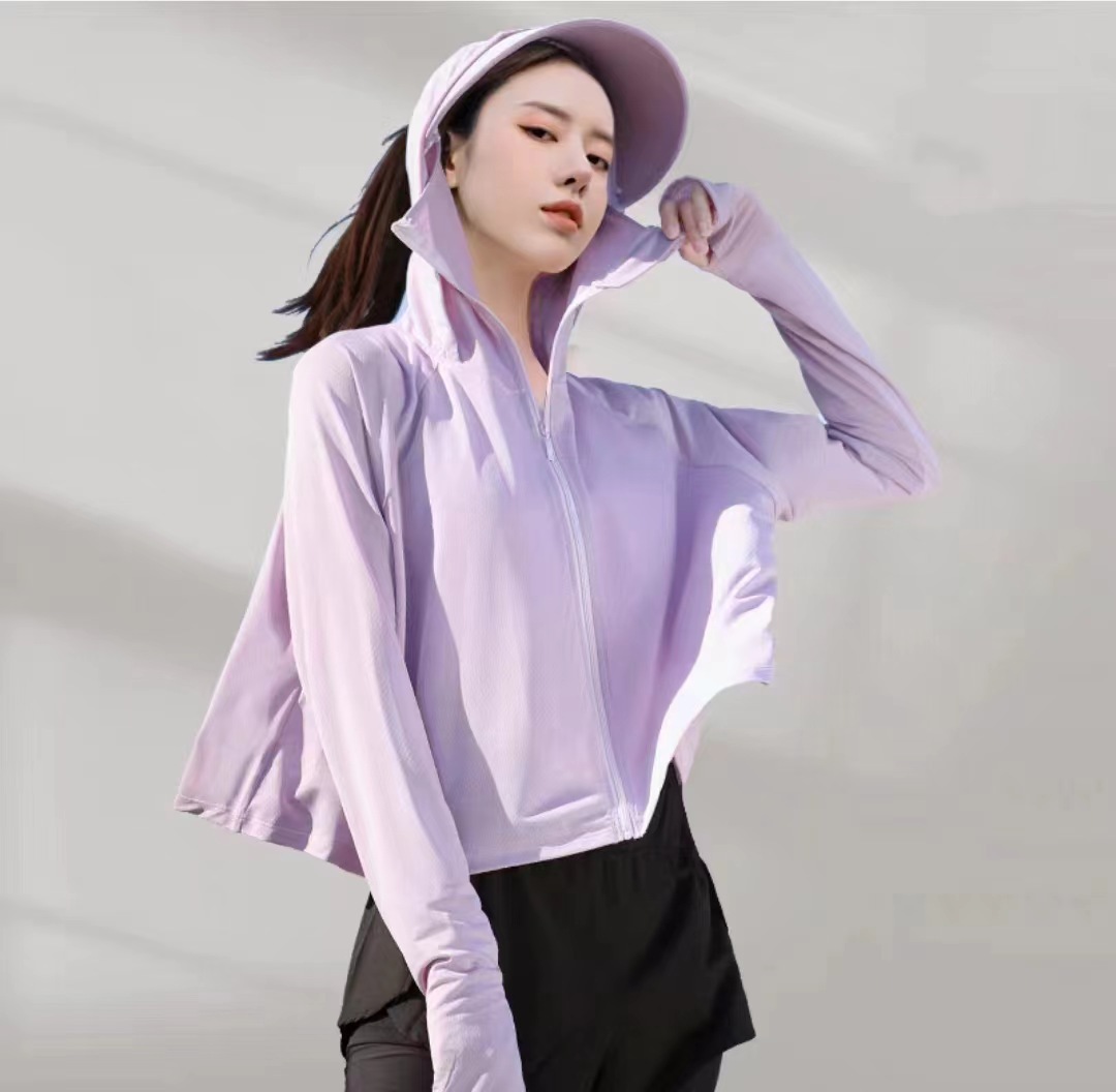 2024新款冰丝防晒衣女时尚夏季防紫外线薄款宽松透气高级感防晒服详情6