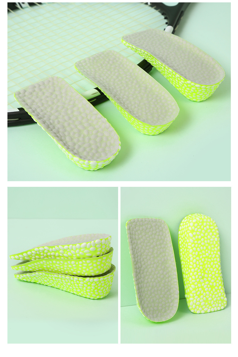 boost踩屎感软底隐形内增高鞋垫 夏季运动跑步减震防臭吸汗pu鞋垫详情10