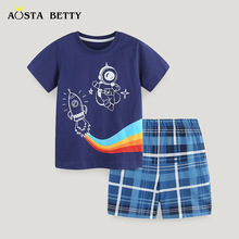 欧美风针织男童短裤24夏季新品童装裤子卡通绣花儿童运动短裤混批详情19