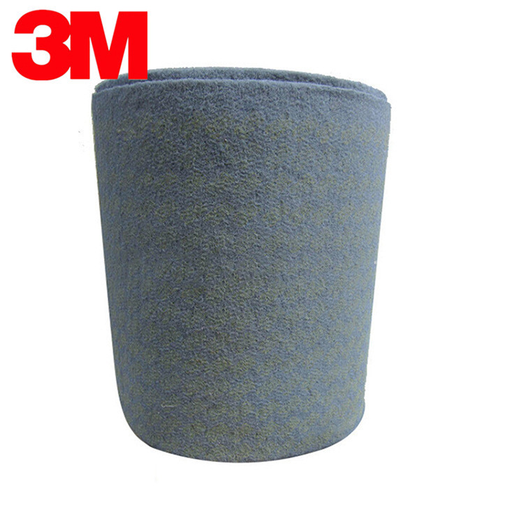 3M Industrial Scouring Pad 7448 Genuine large roll brushed cloth can be cut and processed as a wiping cloth pic 5