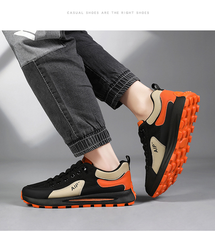 直播爆款男鞋2024新款男士休闲百搭透气网面潮鞋防滑跑步鞋子男详情18