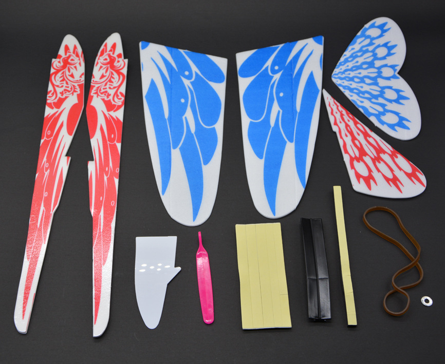 Spiral aircraft, foam aircraft, catapult aircraft, charming spiral aircraft, science and education model, Teacher Xing pic 12