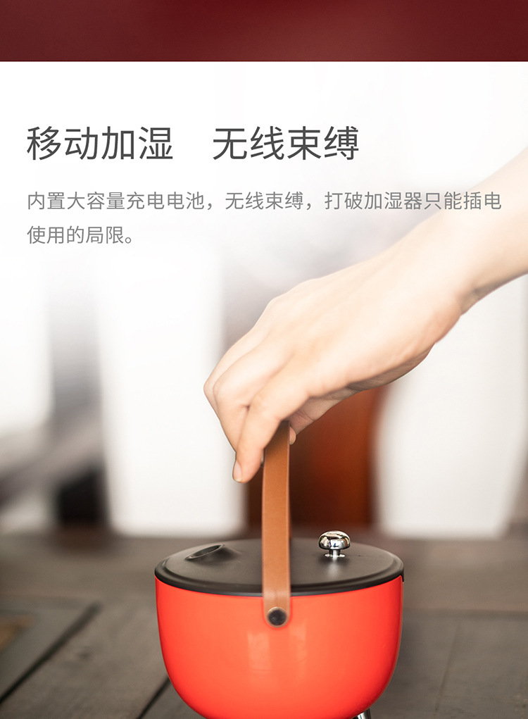 Hong Kong-style nostalgic and retro Xiaogu humidifier, office desktop, home indoor decoration, silent water replenishment, air purification pic 9