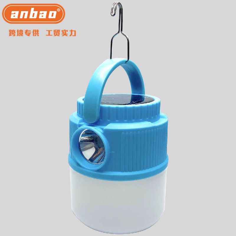 Handheld solar lighting lamp, ultra-bright LED rechargeable emergency home power bank, emergency charging tent light pic 5