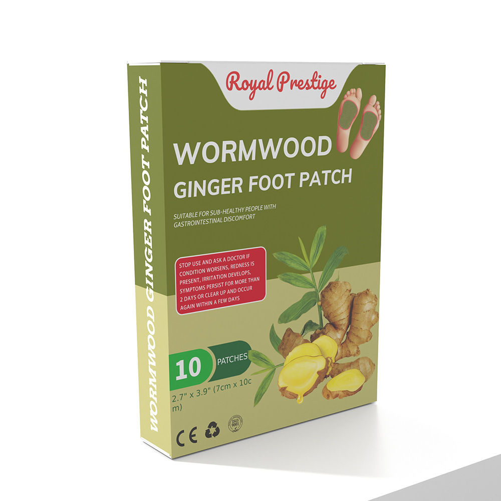 Mugwort and ginger foot patches, mugwort leaf and ginger heating and warming foot patches, household foot sole patches wholesale factory direct sales pic 30