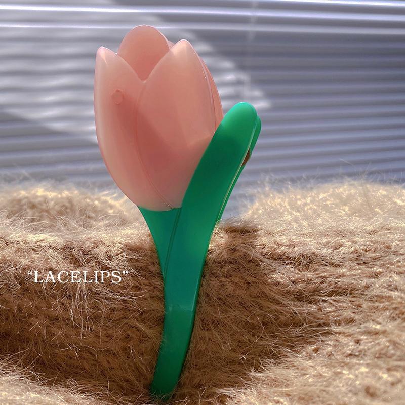 让郁金香长在头上~时髦设计感发夹花朵抓夹个性发夹鲨鱼夹发饰潮详情4