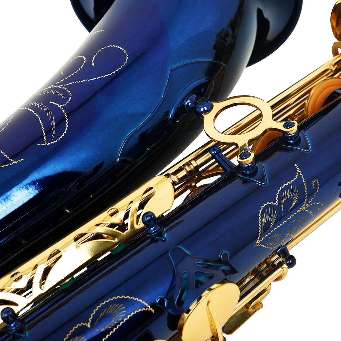 LADE降B调次中音萨克斯手工雕花鲍鱼壳管体乐队专业演奏saxophone详情19