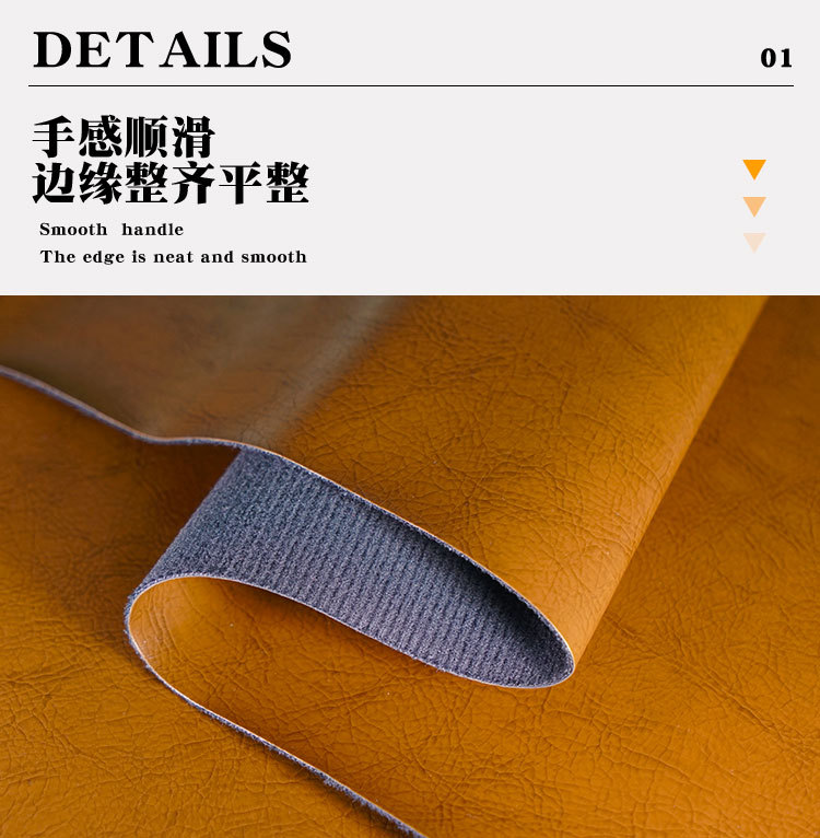 Tie-dyed fissile pu leather fabric in stock 1.0mm artificial leather with cotton-like fleece base for luggage, belts and seats, wholesale of leather materials pic 6