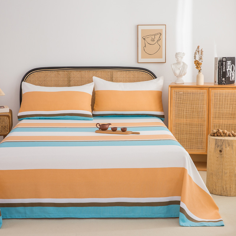 批发100纯棉磨毛四件套纯色A类母婴级无荧光超柔全棉被套床单子详情2