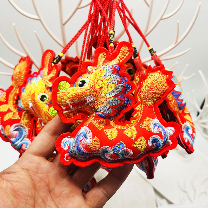 Flower accessories, hanging ornaments, small green dragon head, old and small brooms, sweeping away, broom, dustpan and dustpan combination set, cross-border pic 9