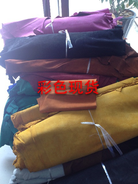 Ha Niu Leather, a direct sales manufacturer of genuine pigskin, offers a wide range of colors for the second-layer inner leather of pigs. We have stock available and can customize according to samples pic 9