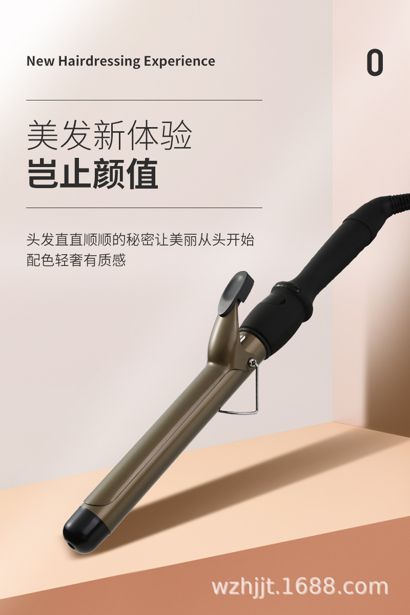 Professional curling irons and electric curling rods from the manufacturer, 25, 28, 32mm styling tools, ceramic large wave magic style pic 1