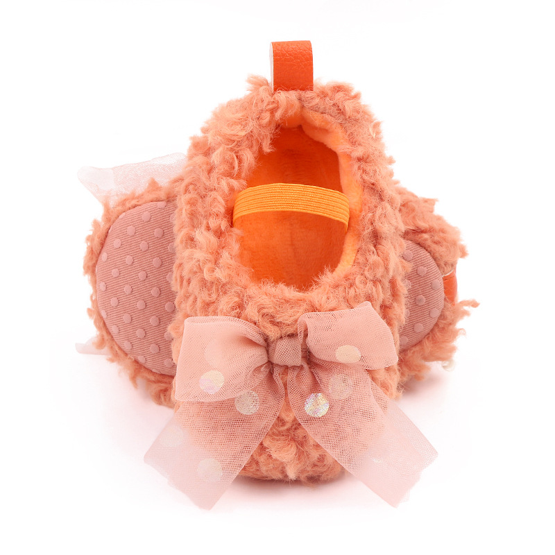 For babies aged 0-1, there are cute cotton shoes. For girls, there are suede princess shoes, shallow elastic cotton shoes, and fluffy shoes for girls. The size is 2750 pic 26