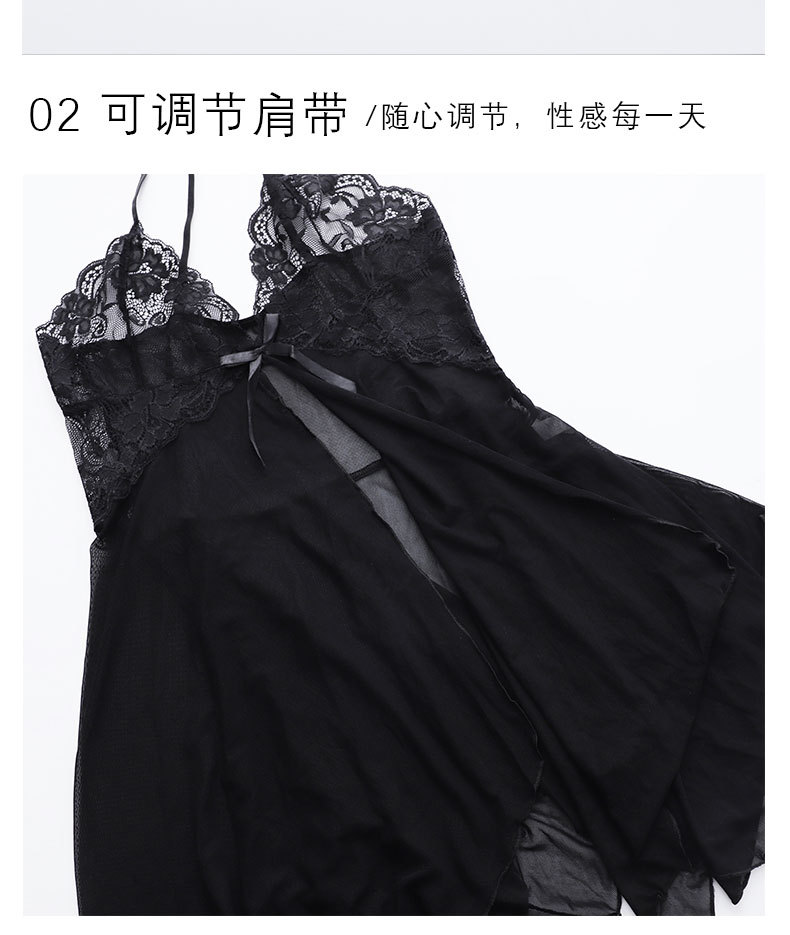 网纱透视诱惑睡衣欧美法国外贸情趣内衣性感吊带睡裙套装成人用品  GASZ-情趣内衣8468详情20