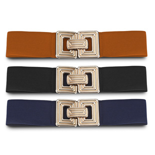 Carefully selected Korean-style hollowed-out punk casual belt for women, fashionable star eye decoration, double-row belt for women pic 11