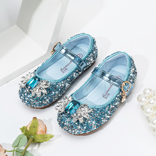 女童皮鞋2024新款红色公主鞋春夏季宝宝小女孩平底单鞋儿童软底鞋详情7