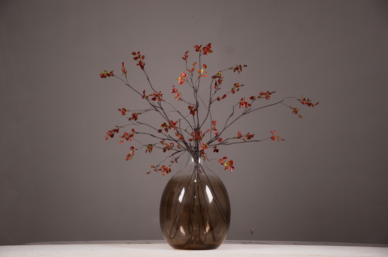 Flower Knowledge, simulating spring rain leaves, New Chinese-style Zen-inspired soft furnishings, flower leaf materials, simulating touch, autumn leaves, home decorations, floral art pic 27