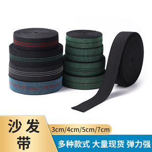 厂家批发彩色加厚螺纹带罗纹带装饰服装涤纶辅料现货箱包编织带详情4