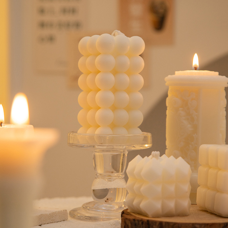 新款造型几何柱蜡香薰蜡烛跨境ins家居摆饰拍摄道具结婚伴手礼详情10