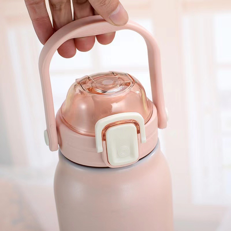 Self-developed oidire portable car water boiling travel kettle, cold drink coffee, tea and water separation, tea-making exercise, long-lasting heat preservation kettle, large capacity with straw pic 8