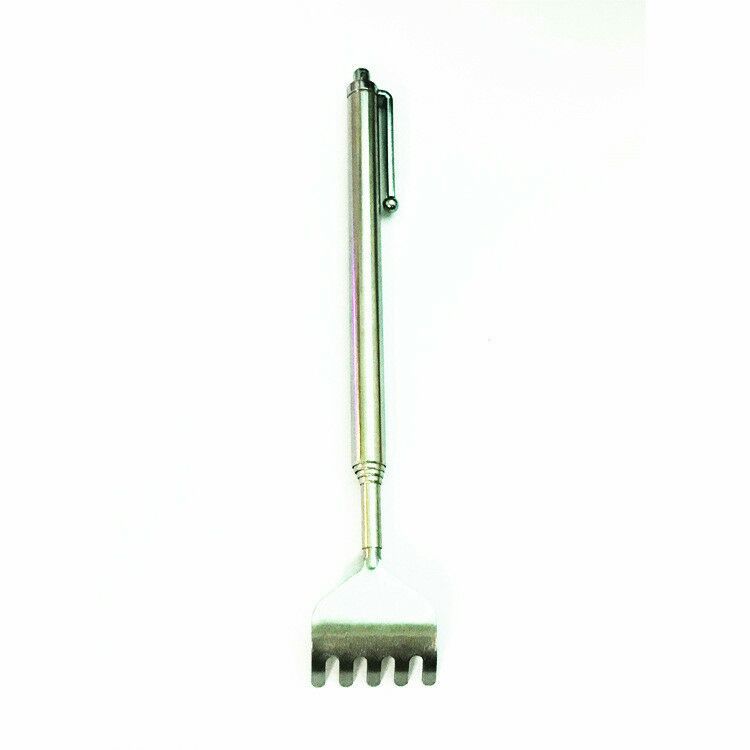 All-steel handle five-section, no need to ask for help, stainless steel itch-scratching rake, telescopic itch-scratching, elderly joy, filial son hand scratch-back device wholesale pic 17