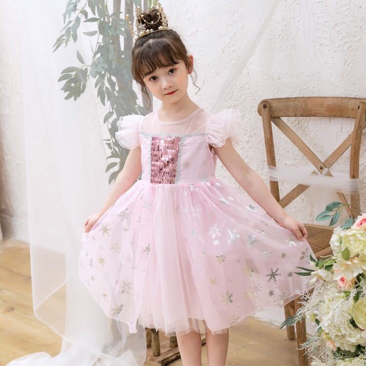 Frozen gauze fabric, snowflake gold and silver embossed, Love gauze, princess dress, puffy dress, performance costume fabric pic 20