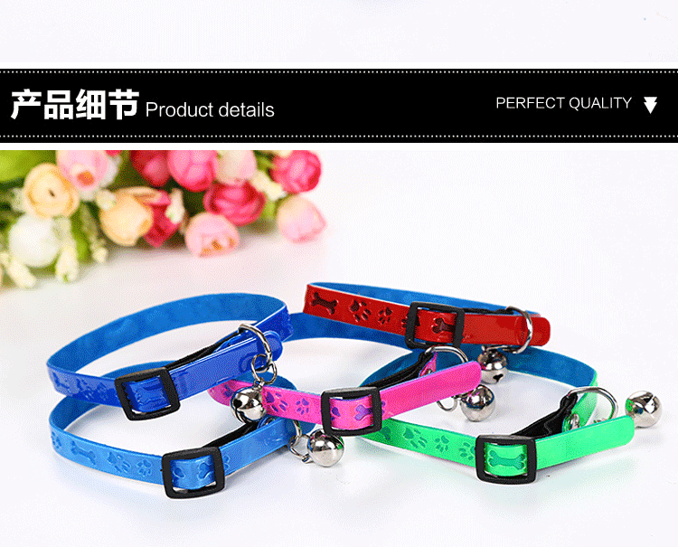 New wholesale Japanese-style cat and dog collars in a variety of colors are available for pet supplies pic 18