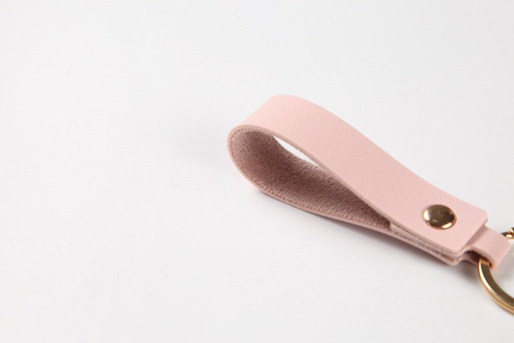 Wholesale of PU keychains, creative key chains, leather keychains, pendants, business gifts, leather car key ropes pic 26