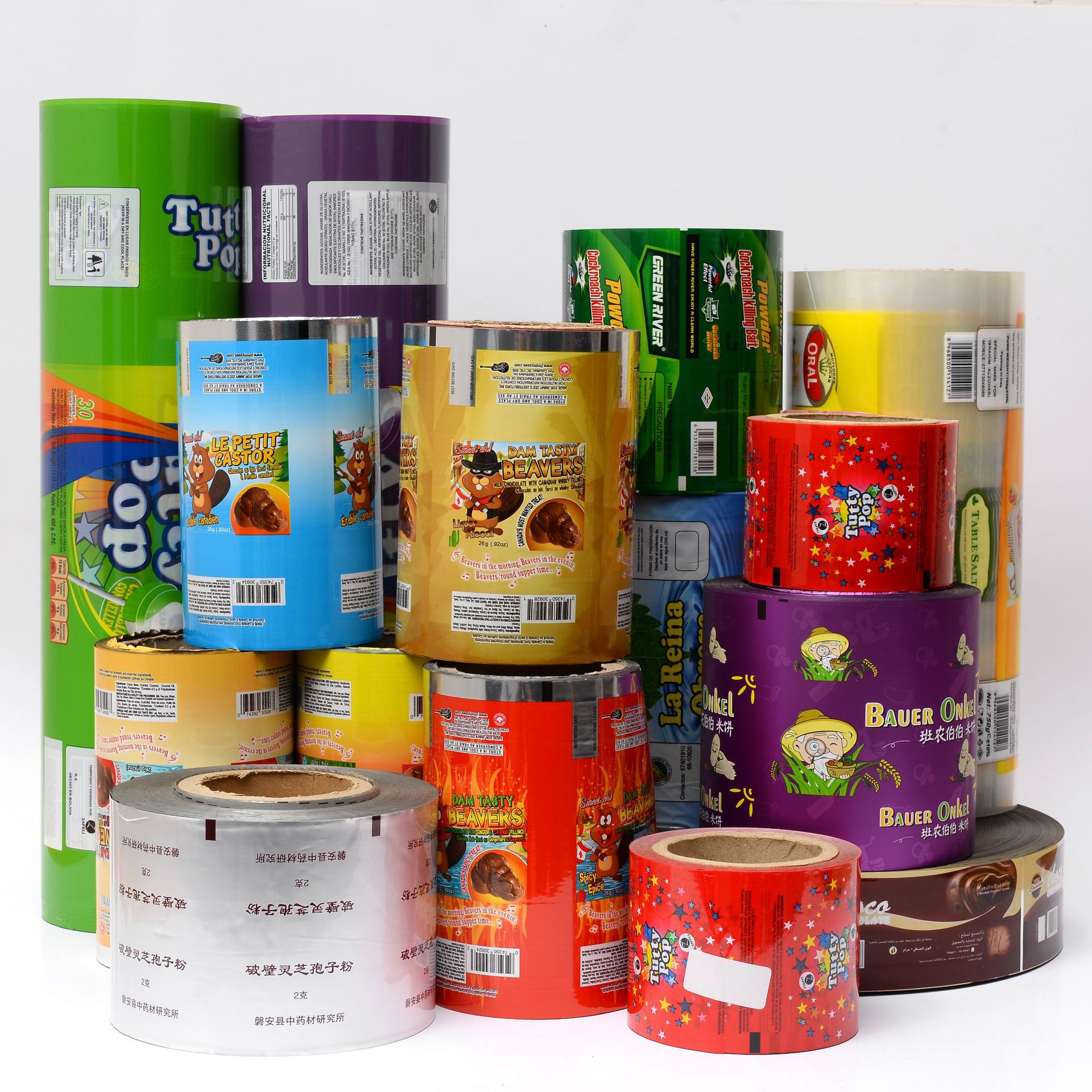 Advertising film, food packaging roll, white film, automatic packaging machine, roll film, transparent plastic sealing protective film can be customized pic 8