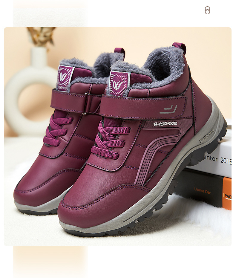 女棉鞋冬季保暖休闲鞋子加绒加厚棉靴女士鞋子新款代发批发雪地靴详情21