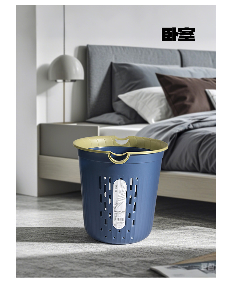 New, breathable and hollowed-out ins creative household and living room trash can for the bathroom pic 10