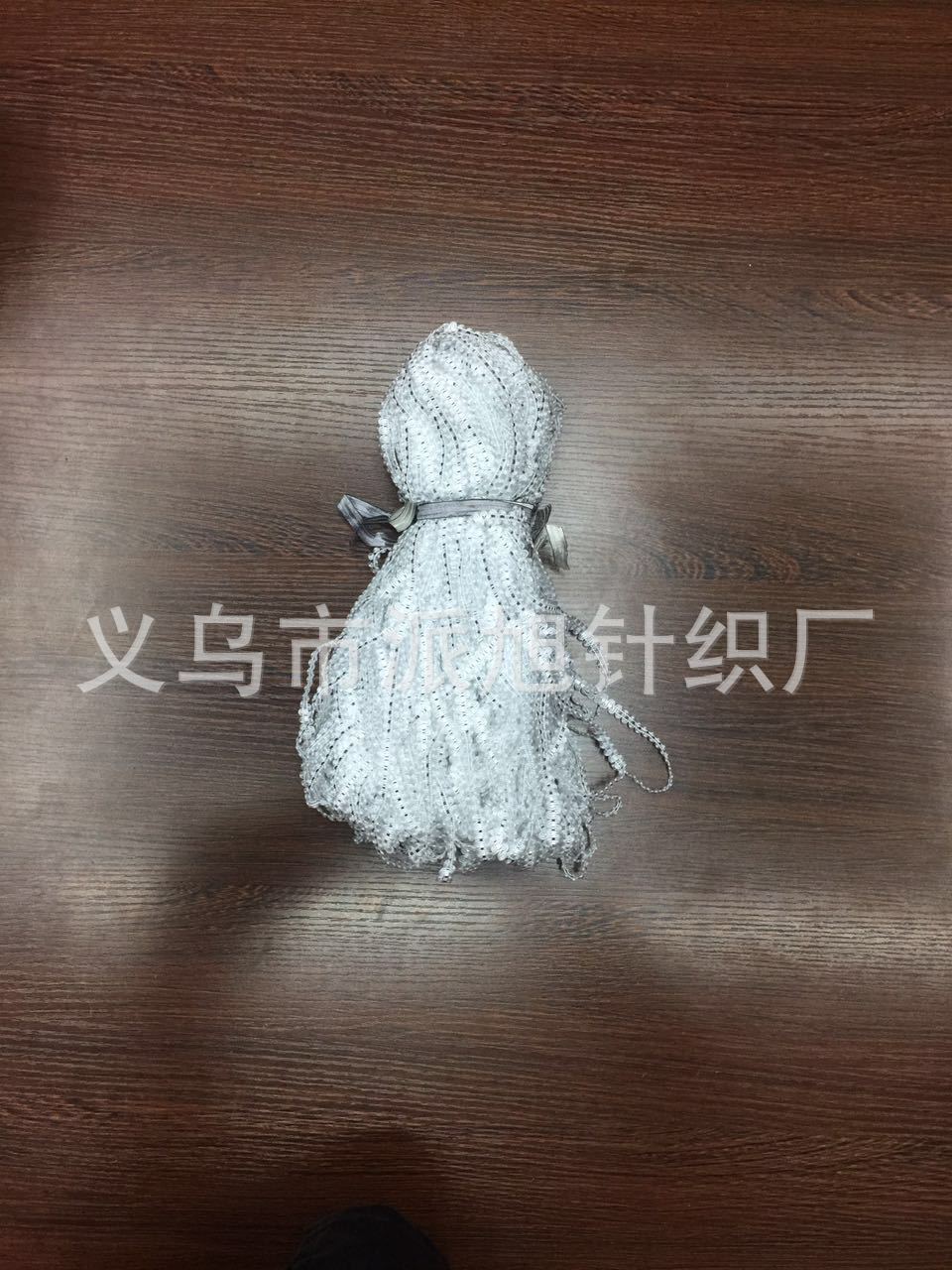 Factory direct sales of 0.5CM polypropylene silver wire mid-curved lace ethnic clothing accessories DIY pic 6