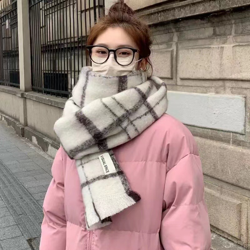 秋冬季新款仿马海毛围巾女百搭披肩保暧围脖外贸批发Z家工厂直销详情12