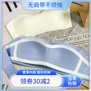 小浪花云感无痕内衣背扣式吊带小胸显大无钢圈薄款好看文胸简约MM详情2