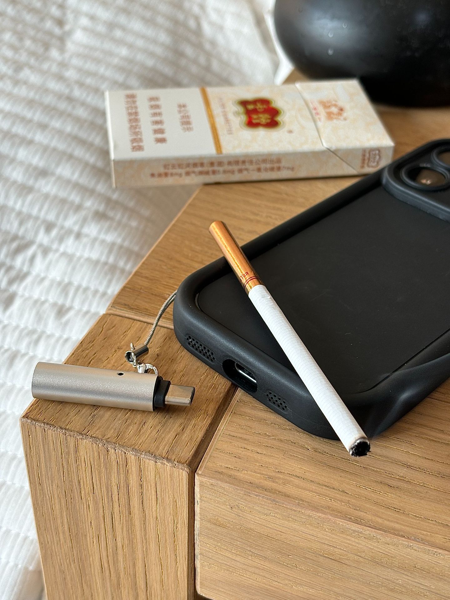 合金材质吹气振动防风TYPE-C手机点烟器便携迷你点火器即插即用详情33