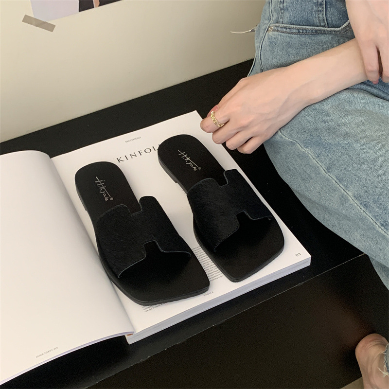 女士凉拖鞋外穿2024年夏季新款时尚百搭复古舒适平底防滑一字拖潮详情26