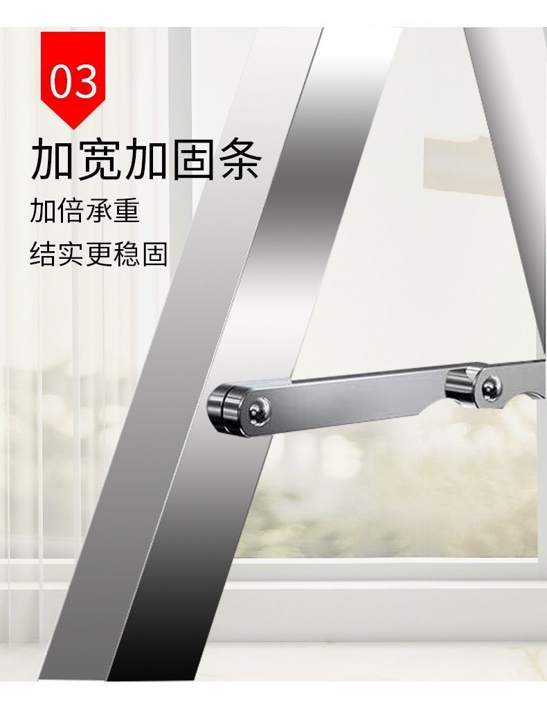 Stainless steel clothes drying rack, floor-standing folding double-pole balcony hanging rack, indoor and outdoor clothes drying rack, X-shaped telescopic clothes drying pole pic 14