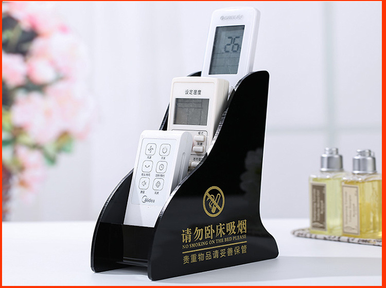 酒店牙具盒亚克力宾馆洗漱用品盒客房耗品纸巾盒托盘遥控盒收纳盒详情52