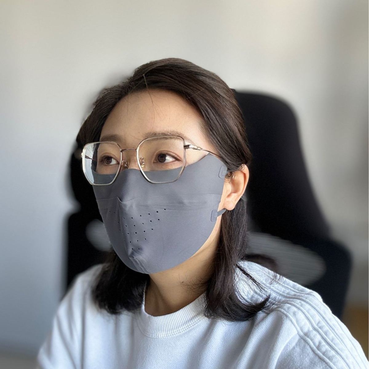 【面膜冰冰裤】夏女裤新款面膜防污防晒大码烟管九分休闲冰冰裤女详情5