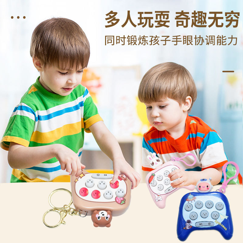 跨境爆款解压按按乐 灭鼠先锋闯关速推游戏机 小号打地鼠速推机详情2