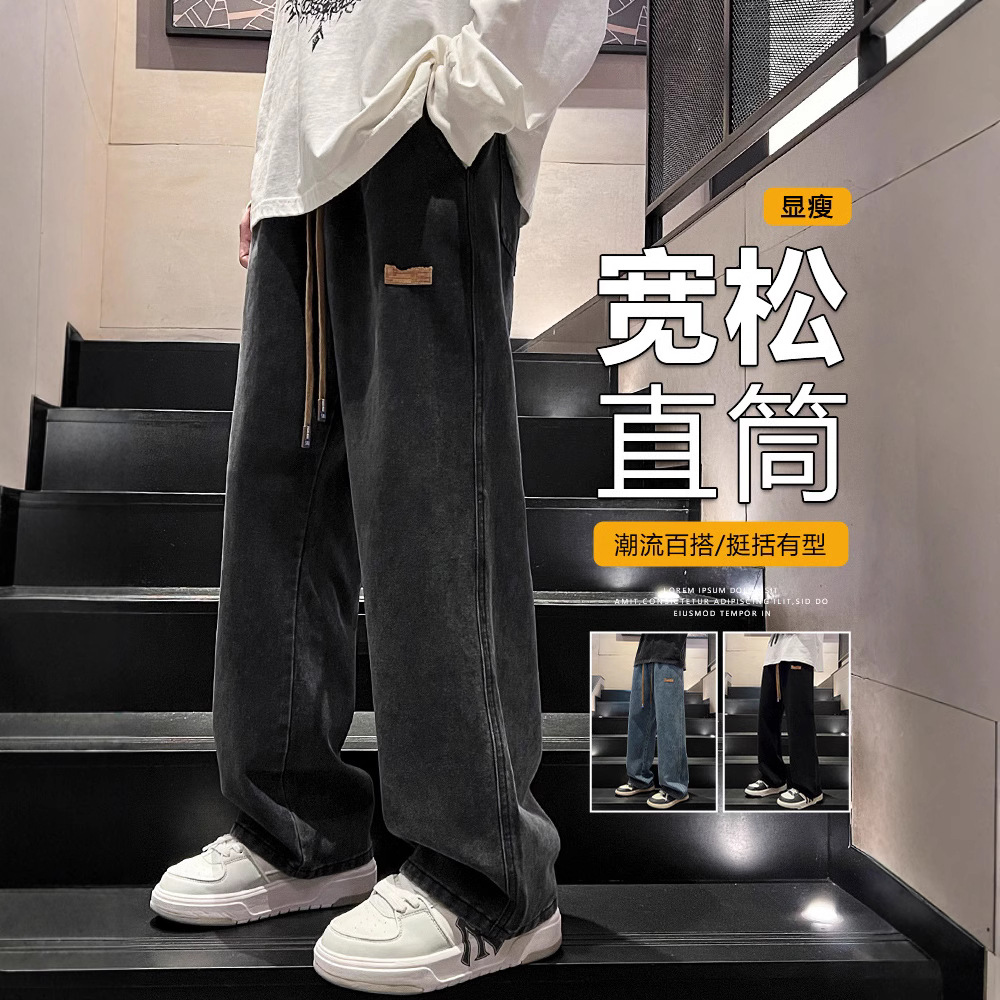 一件代发短袖t恤男士夏季衣服2025新款半袖大码潮牌男装休闲体恤详情7
